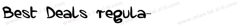 Best Deals regula字体转换
